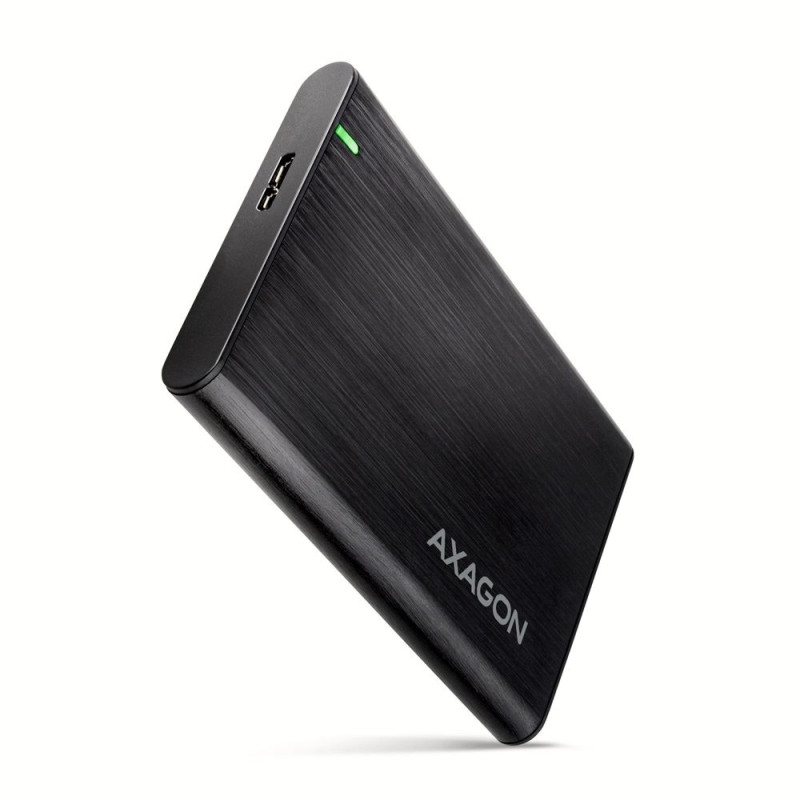 Axagon EE25-A6M atminties įrenginio korpusas HDD / SSD korpusas, juodas, 2,5 colio