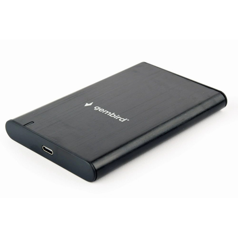 Gembird EE2-U3S-6 atminties įrenginio korpusas HDD / SSD korpusas, juodas, 2,5 colio