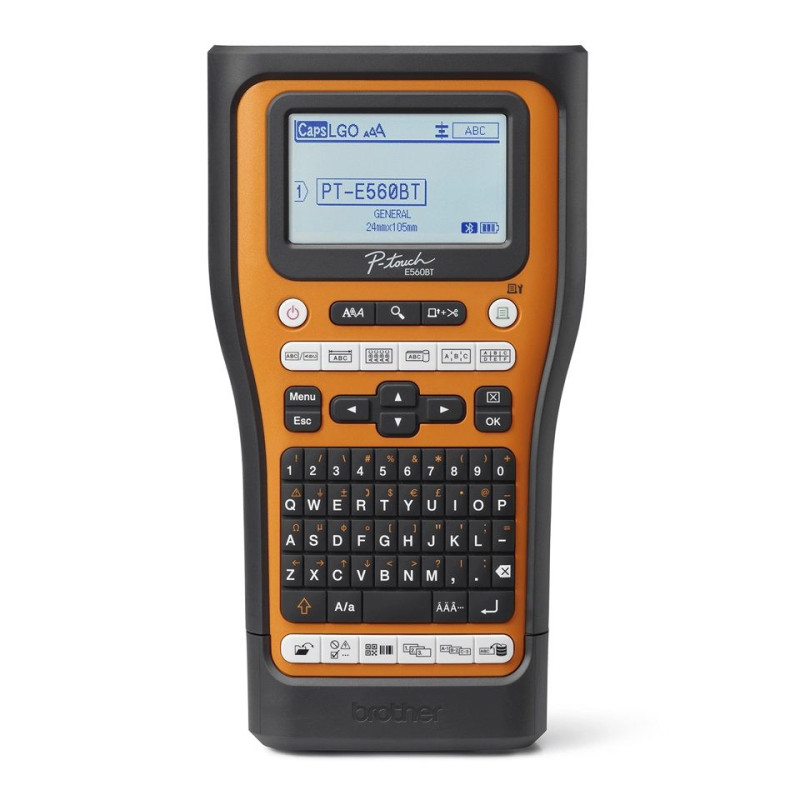 Brother PTE560BTVPQL1 etikečių spausdintuvas Terminio perkėlimo spausdintuvas 180 x 180 DPI 20 mm/sek. Laidinis ir belai