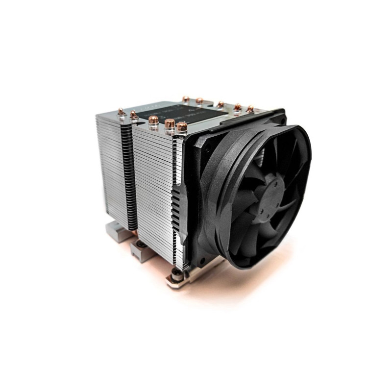Dynatron B14 computer cooling system Processor Air cooler 8 cm Aluminium Black 1 pc(s)