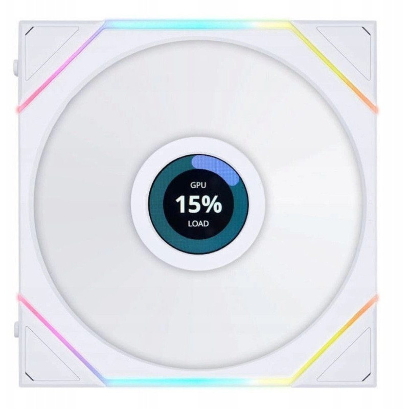 Lian Li UNI FAN TL LCD Wireless Lüfter ARGB PWM - Reverse Blade 140mm weiß