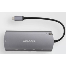 Axagon HMC-6M2 laptop dock / port replicator Wired USB 3.2 Gen 1 (3.1 Gen 1) Type-C Aluminium