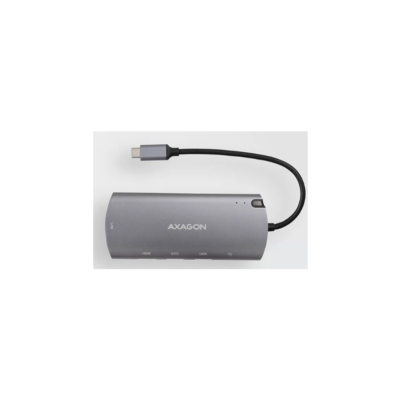 Axagon HMC-6M2 nešiojamojo kompiuterio prijungimo stotelė / prievadų replikatorius Laidinis USB 3.2 1 kartos (3.1 1 kart