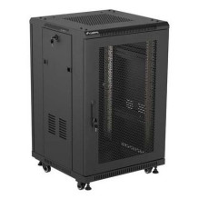 Lanberg FF01-6618-23B rack cabinet 18U Freestanding rack Black