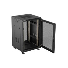 Lanberg FF01-6618-23B rack cabinet 18U Freestanding rack Black