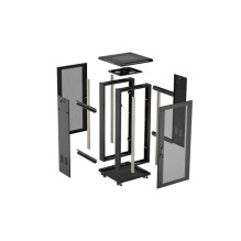 Lanberg FF01-6618-23B rack cabinet 18U Freestanding rack Black
