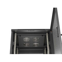 Lanberg FF01-6618-23B rack cabinet 18U Freestanding rack Black Lanberg FF01-6618-23B rack cabinet 18U Freestanding rack Black