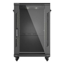 Lanberg FF01-6618-12B rack cabinet 18U Freestanding rack Black