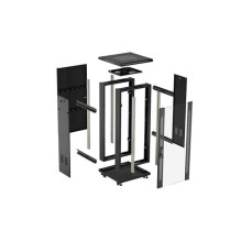 Lanberg FF01-6618-12B rack cabinet 18U Freestanding rack Black