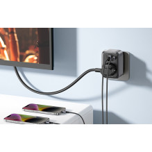 Maitinimo ilgintuvas - Ugreen CD314 30 W GaN, 2 USB-A, USB-C PD, kintamosios srovės lizdas Maitinimo ilgintuvas - Ugreen CD314 30 W GaN, 2 USB-A, USB-C PD, kintamosios srovės lizdas
