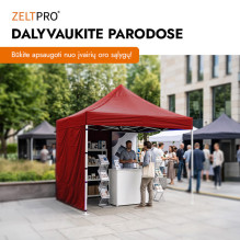 Shopping Tent 3x2 Red Zeltpro PROFRAME Shopping Tent 3x2 Red Zeltpro PROFRAME