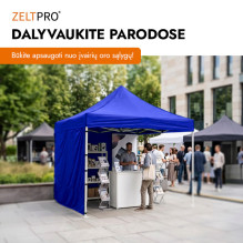 Commercial Tent 3x2 Blue Zeltpro PROFRAME Commercial Tent 3x2 Blue Zeltpro PROFRAME