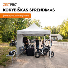Prekybinė Palapinė 3x3 Balta Zeltpro PROFRAME Prekybinė Palapinė 3x3 Balta Zeltpro PROFRAME