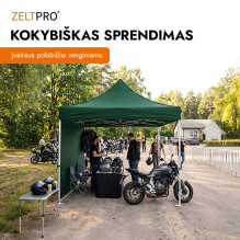 Shopping Tent 3x3 Green Zeltpro PROFRAME Shopping Tent 3x3 Green Zeltpro PROFRAME