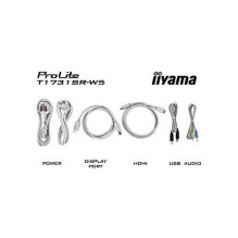 43,2 cm (17 colių) 1280 x 1024 pikselių iiyama T1731SR-W5 5:4 5 ms 60
