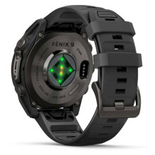 Smartwatch Garmin Fenix 9 - 47mm, Carbon Grey DLC Titanium with black silicone strap