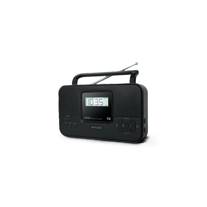Muse Stereo Portable Radio M-087 MB PLL TO THE FM radio Headphone out