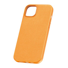 Telefono dėklas - Baseus Fauxther Series iPhone 15 Plus PU odos oranžinė Telefono dėklas - Baseus Fauxther Series iPhone 15 Plus PU odos oranžinė