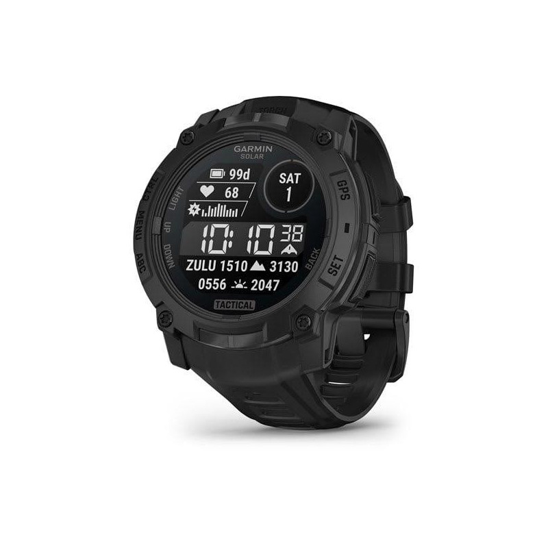 Garmin Instinct 3 50 Solar Tactical Black