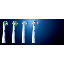 Pakeičiamieji dantų šepetėlio antgaliai ORAL-B CROSSACTION 6 vnt. White Pakeičiamieji dantų šepetėlio antgaliai ORAL-B CROSSACTION 6 vnt. White