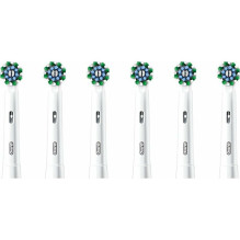ORAL-B REPLACEMENT TOOTHBRUSH HEADS CROSSACTION 6 PCS WHITE ORAL-B REPLACEMENT TOOTHBRUSH HEADS CROSSACTION 6 PCS WHITE