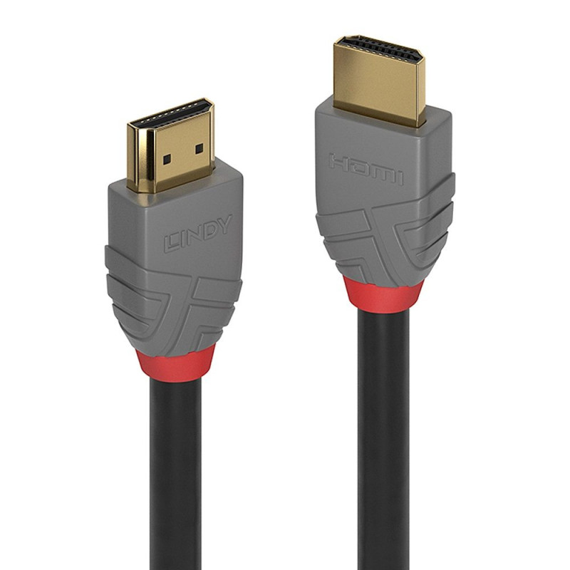 Lindy 3m Didelės spartos HDMI Antracito kabelinė linija