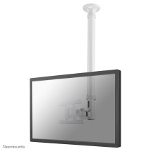 Neomounts FPMA-C100WHITE Monitor / TV mount ceiling 10-30" - h 79-129 cm