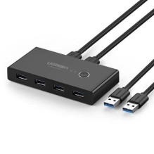 Ugreen 30768 interface hub USB 3.2 Gen 1 (3.1 Gen 1) Type-A 5000 Mbit / s Black