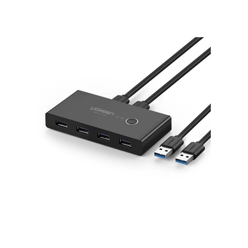 Ugreen 30768 interface hub USB 3.2 Gen 1 (3.1 Gen 1) Type-A 5000 Mbit / s Black