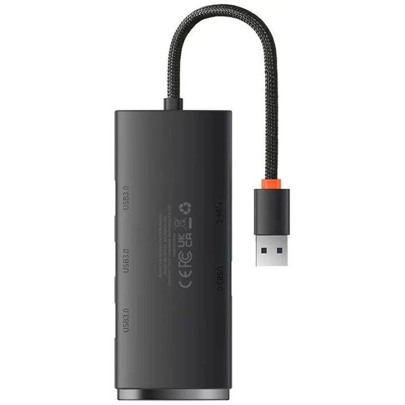 Baseus WKQX030001 interface hub USB 3.2 Gen 1 (3.1 Gen 1) Type-A 5000 Mbit / s Black