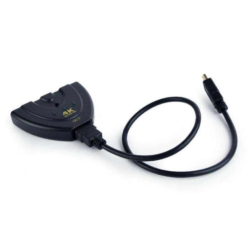 Gembird DSW-HDMI-35 sąsajos šakotuvas juodas