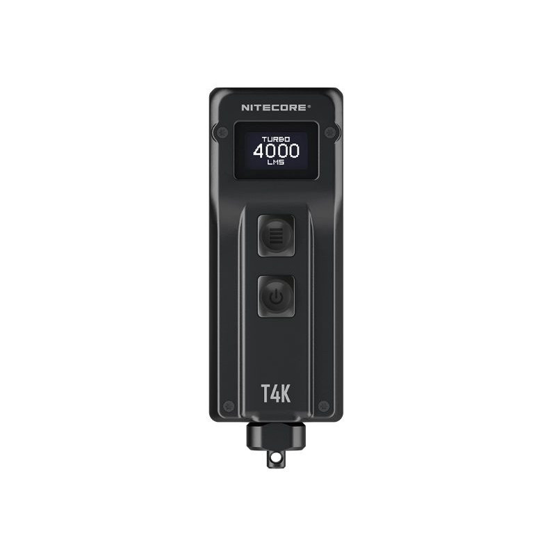 Nitecore T4K žibintuvėlis Juodas žibintuvėlis ant raktų pakabuko LED