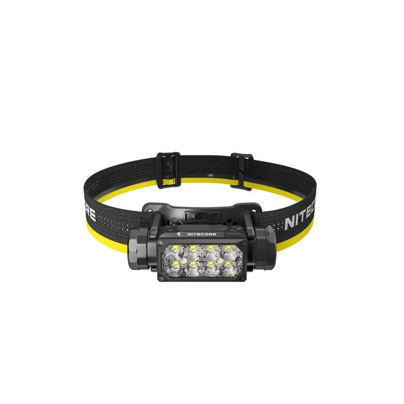 Nitecore HC65 UHE Juodas žibintuvėlis su galvos apdangalu LED