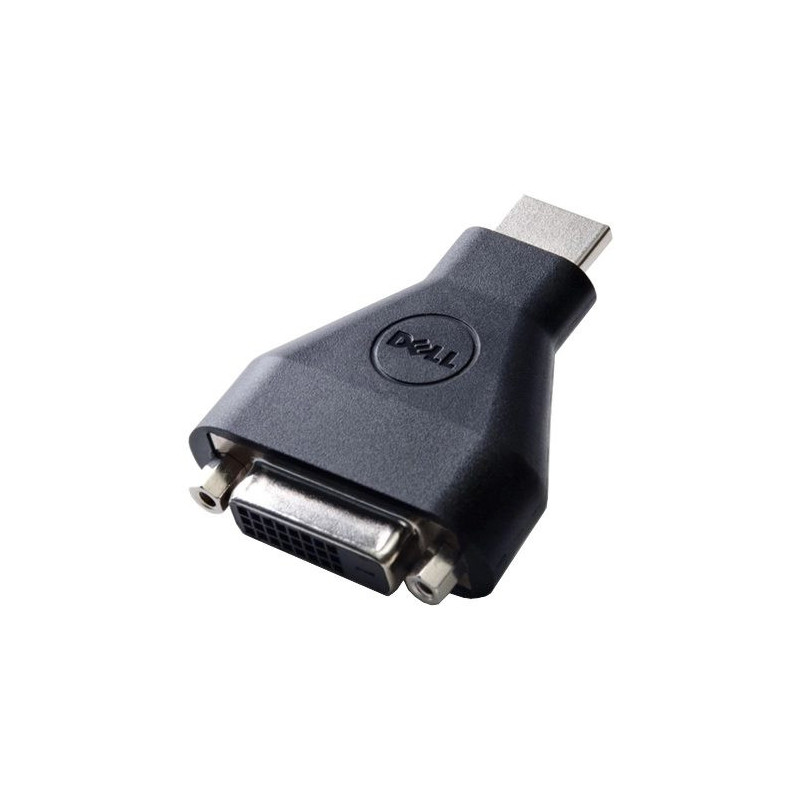 DELL 492-11681 cable gender changer 19-pin HDMI-A M 24-pin DVI FM Black