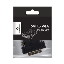 Gembird A-DVI-VGA-BK cable gender changer DVI-A VGA 15-pin Black Metallic