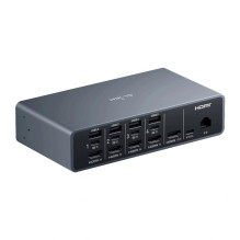 KVM Jungiklis - GL.iNet Comet X GL-RM4PE 4 Prievadų 4K 30 Kadr. / s PoE USB-C HDMI Jutiklinis Ekranas 64 GB eMMC