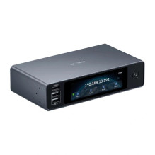 KVM Jungiklis - GL.iNet Comet X GL-RM4PE 4 Prievadų 4K 30 Kadr. / s PoE USB-C HDMI Jutiklinis Ekranas 64 GB eMMC