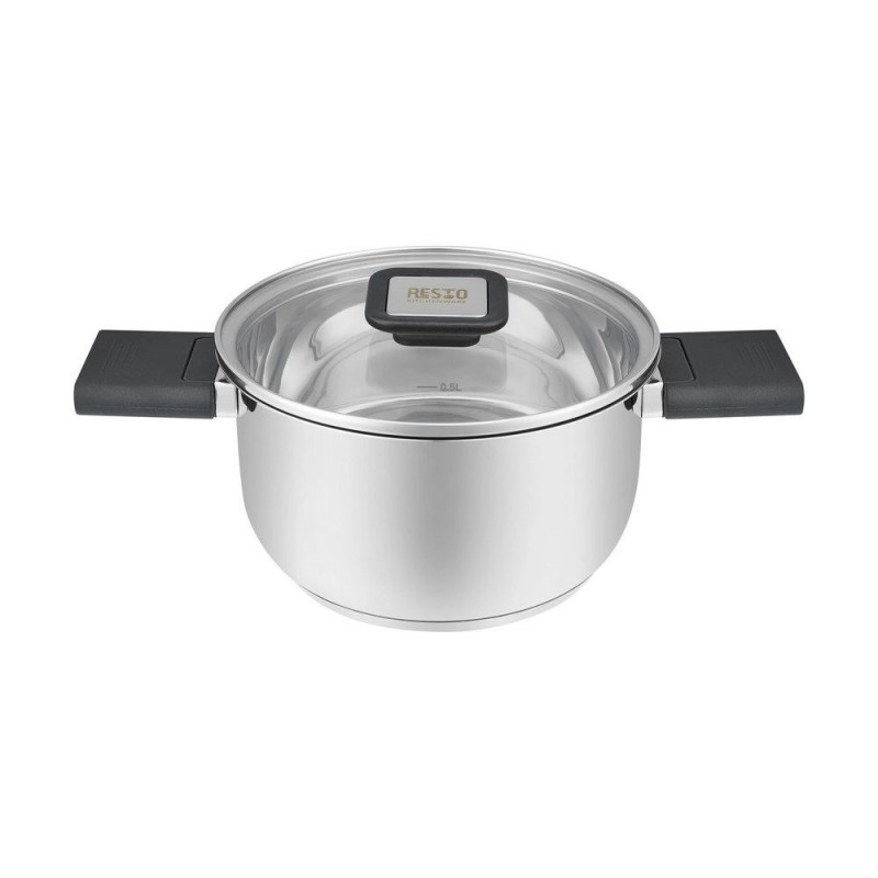 Resto Kitchenware Anser 1.6 L Round Black Stainless steel