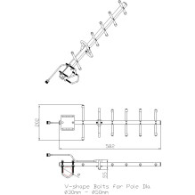 ALLNET Antenne 868MHz 10dbi Antenne (N-Female) YAGI ANT-868-10dbi-Yagi LoRA HELIUM IoT ALLNET Antenne 868MHz 10dbi Antenne (N-Female) YAGI ANT-868-10dbi-Yagi LoRA HELIUM IoT
