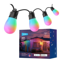 Lauko Girlianda - Neewer NR01 15 m RGB Šilta Balta
