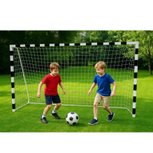 LEAN Žaislų futbolo treniruočių vartai su kvadratiniu rėmu 300x200x110cm