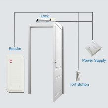Proximity card reader with integrated controller, Mifare, IP66