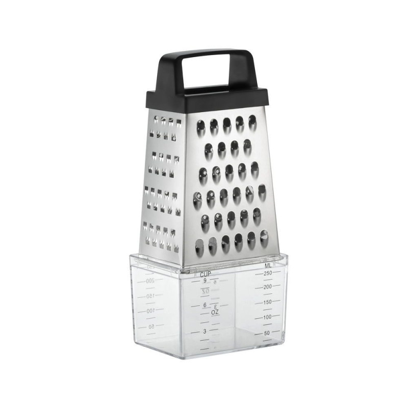 Resto Kitchenware 95412 manual grater / spiralizer Box grater Black Stainless steel