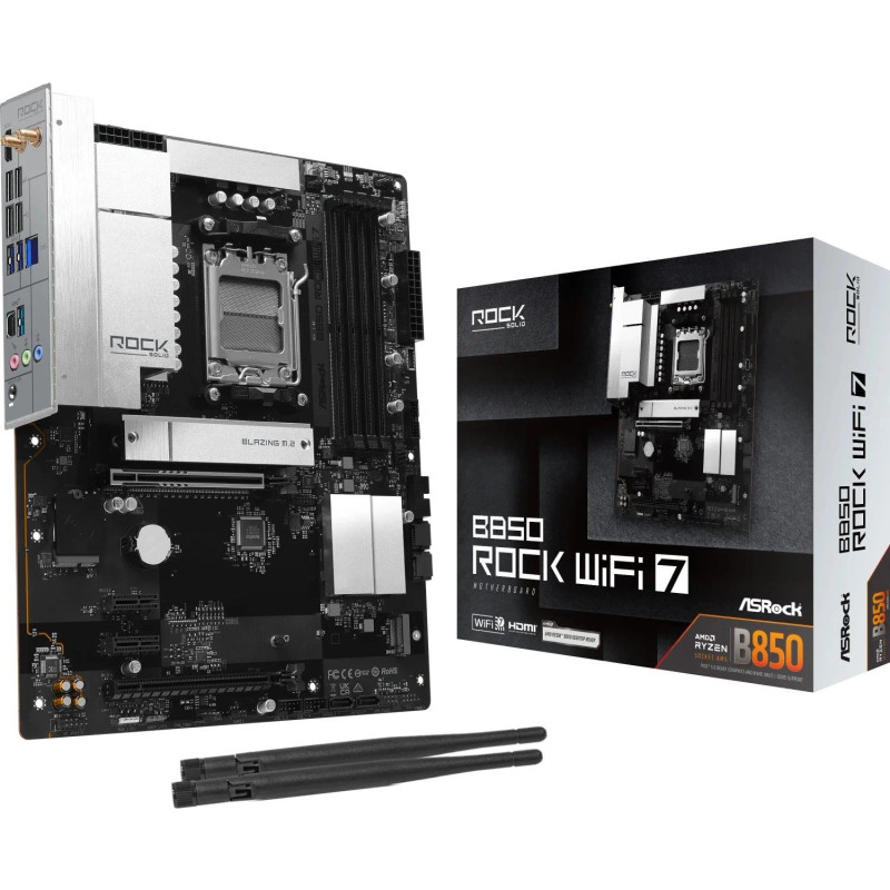 ASRock B850 Rokas WiFi7 AM5 ATX HDMI / USB-C