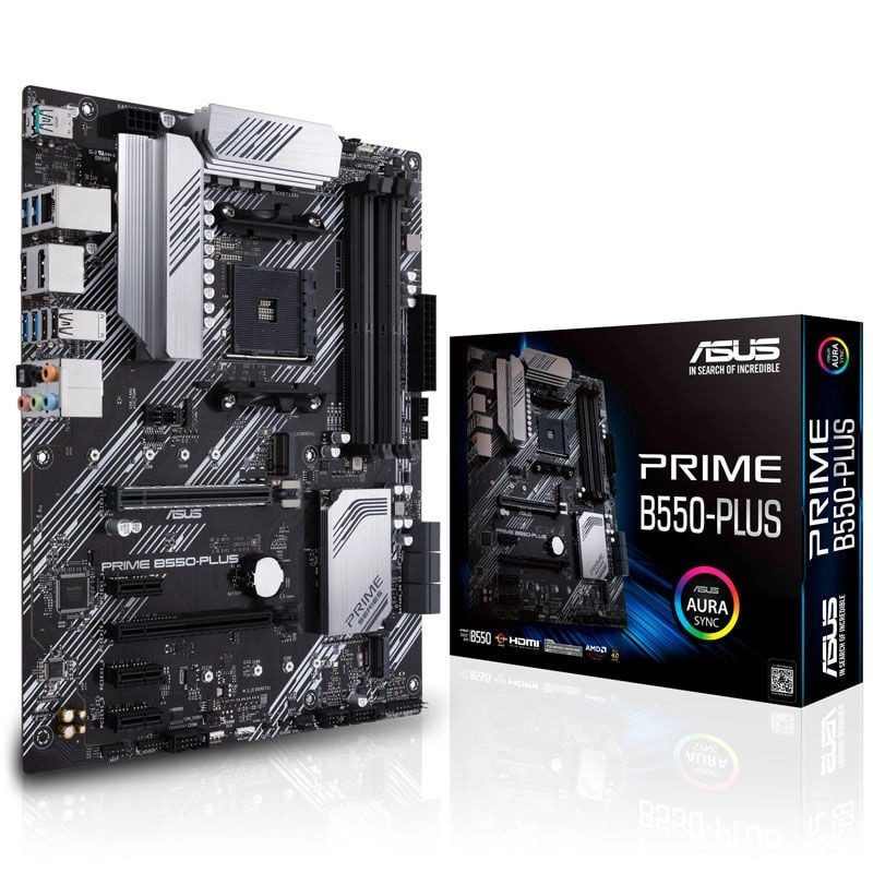 ASUS PRIME B550-PLUS AMD B550 Socket AM4 ATX