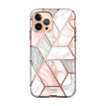 i-Blason Cosmo iPhone 12 Pro Max Case-Marble Pink
