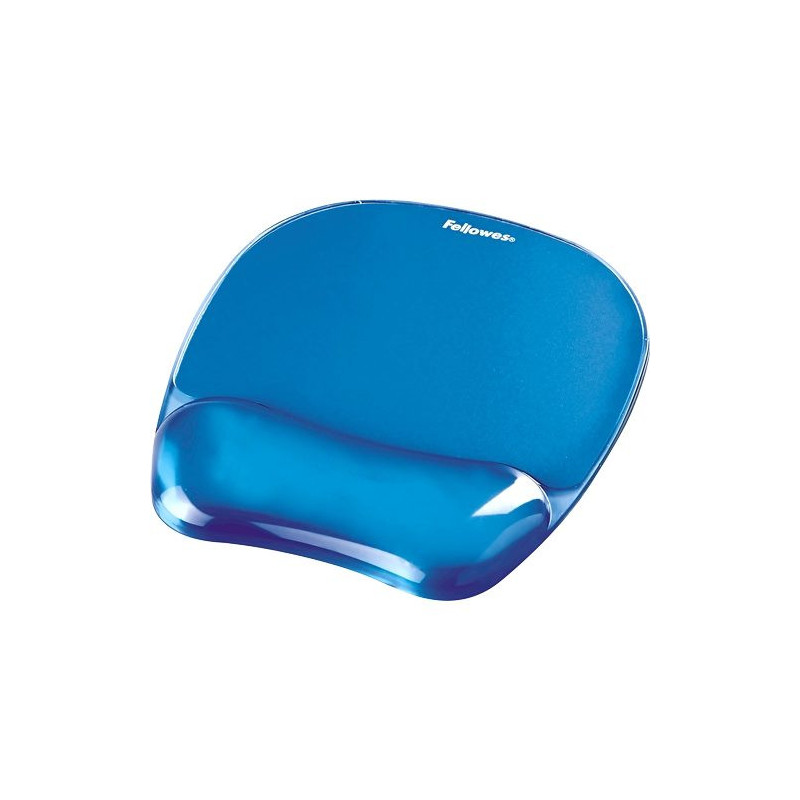 Fellowes Mouse Mat Wrist Support - Crystals Gel Mouse Pad with Non Slip Rubber Base - Ergonomic Mouse Mat for Computer L