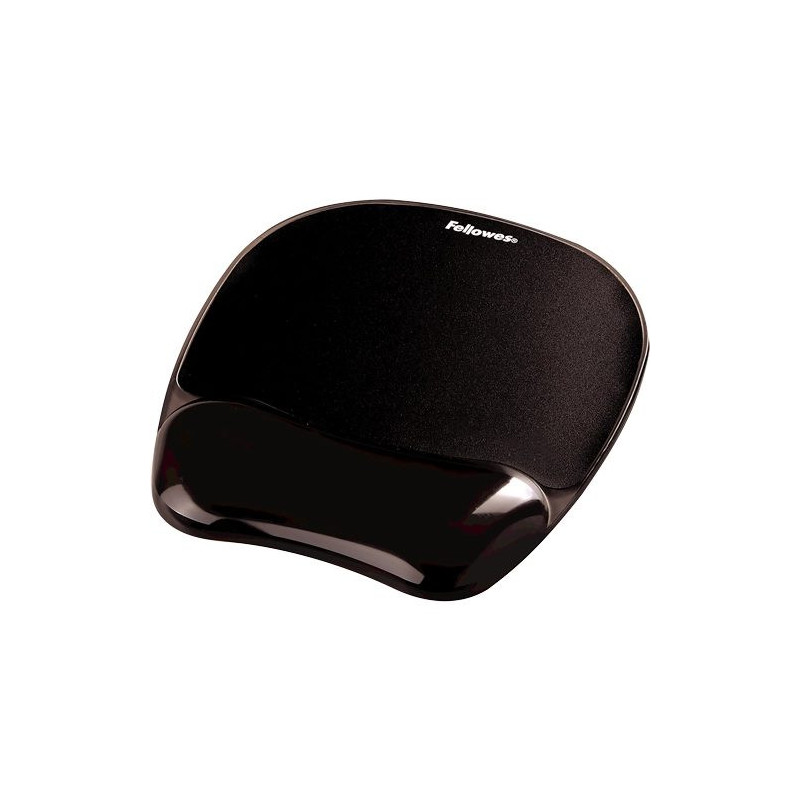 Fellowes Mouse Mat Wrist Support - Crystals Gel Mouse Pad with Non Slip Rubber Base - Ergonomic Mouse Mat for Computer L