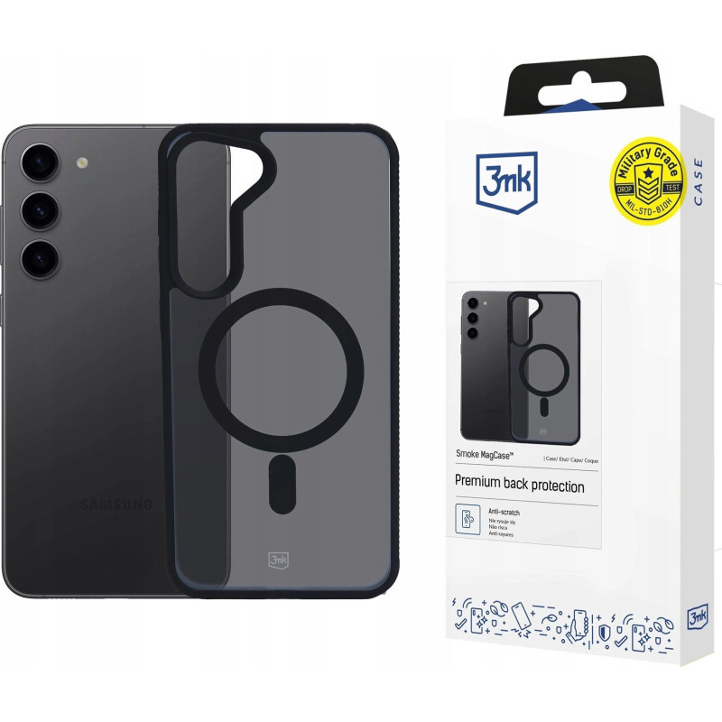 Samsung Galaxy S23 5G - 3mk dūminis MagCase