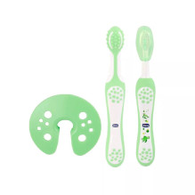 Chicco 00006961000000 toothbrush Toothbrush set Green White Baby